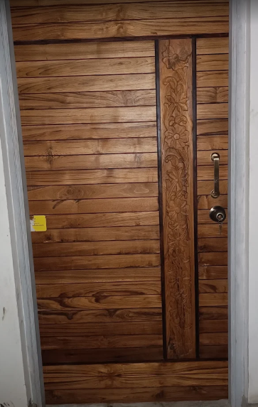 Wooden doors at SRI RAM TRADERS hardware store in Devanhalli
